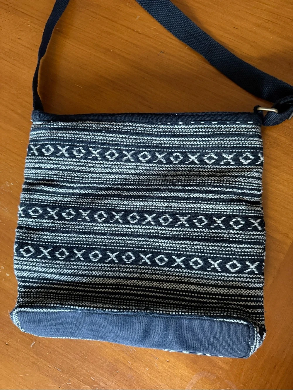 Black & White Crossbody Bag - Casual Everyday Bag